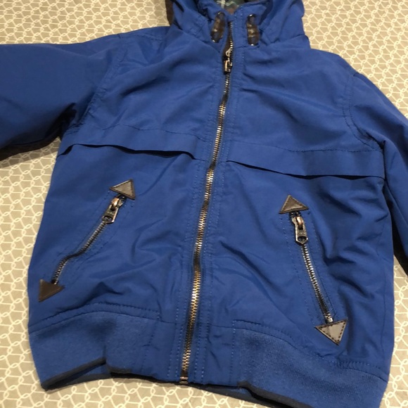 Zara Boys Collection blue jacket  size: 4/5 - Picture 3 of 8